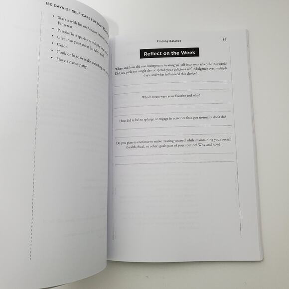 180 Days of Self-Care for Busy - Paperback, by Tina H. Boogren - Excellent - Picture 3 of 11